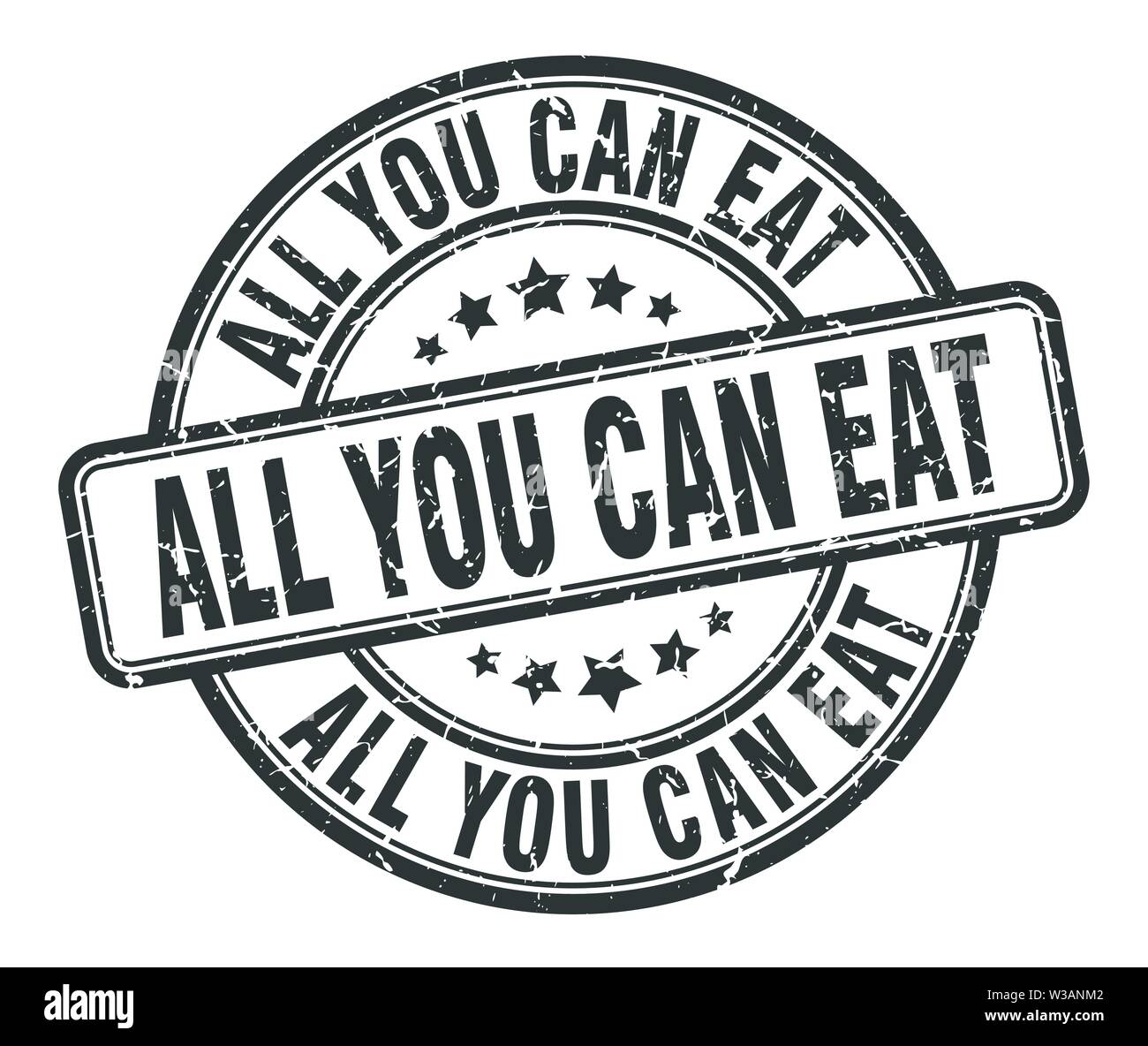all you can eat stamp. all you can eat round grunge sign. all you can eat Stock Vector Image