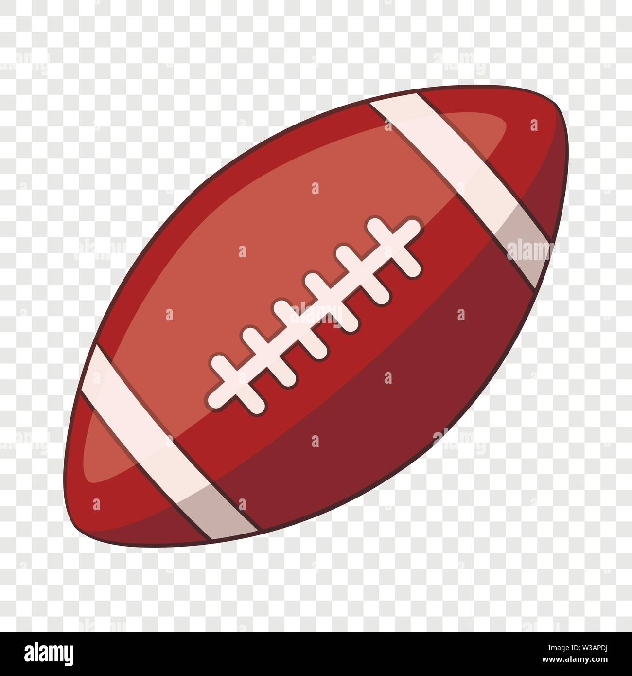 Rugby ball icon, cartoon style Stock Vector Image & Art - Alamy