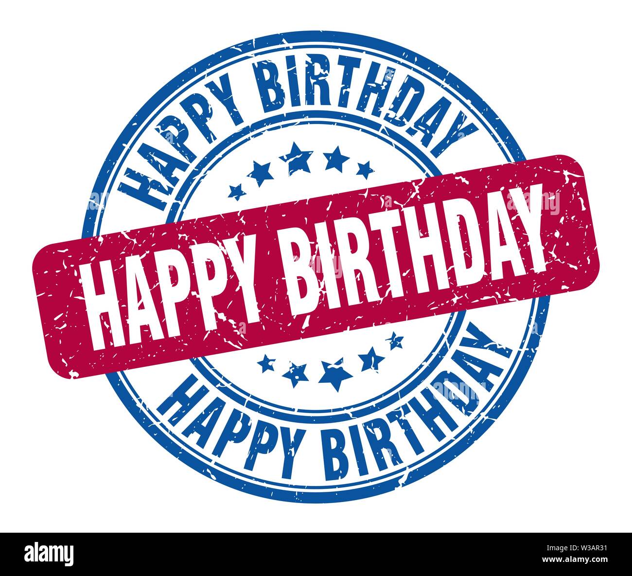 Happy Birthday Stamp Happy Birthday Round Grunge Sign Happy Birthday Stock  Illustration - Download Image Now - iStock
