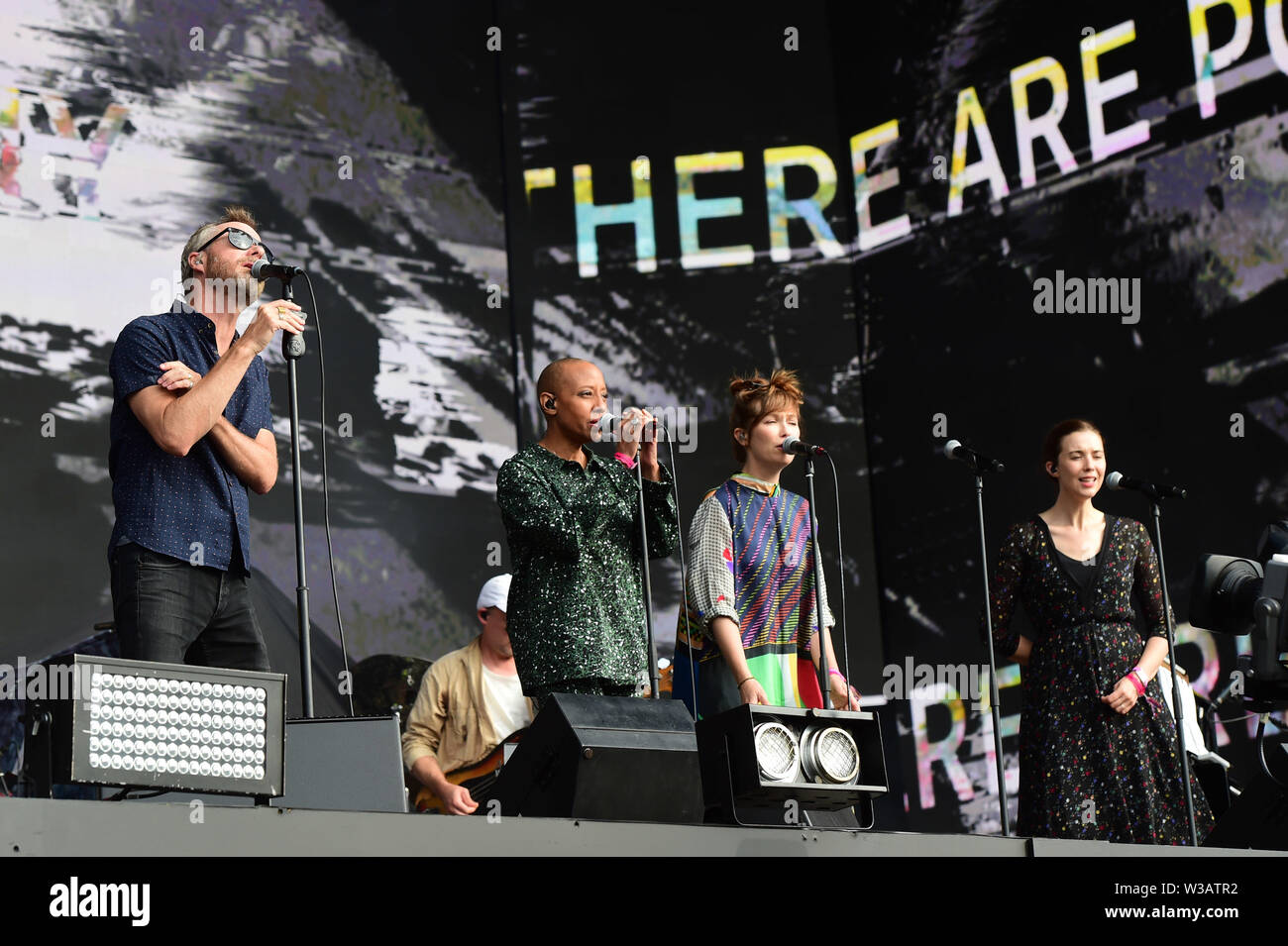The National performing during the British Summer Time festival, in