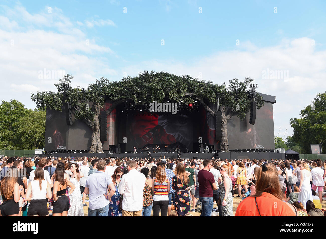 General view during the British Summer Time festival, in Hyde Park, London  Stock Photo - Alamy
