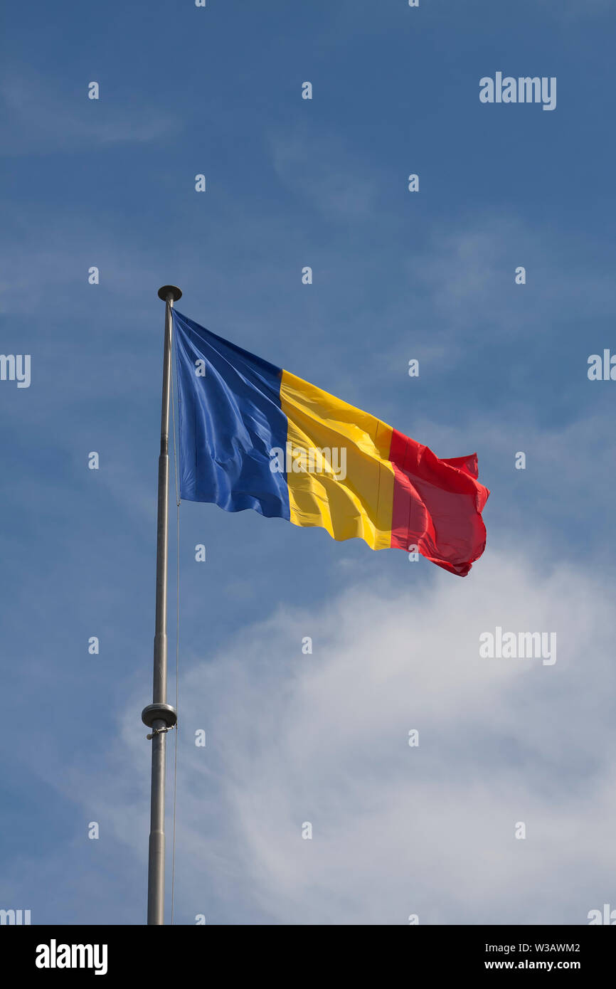 Flag of Romania Stock Photo - Alamy