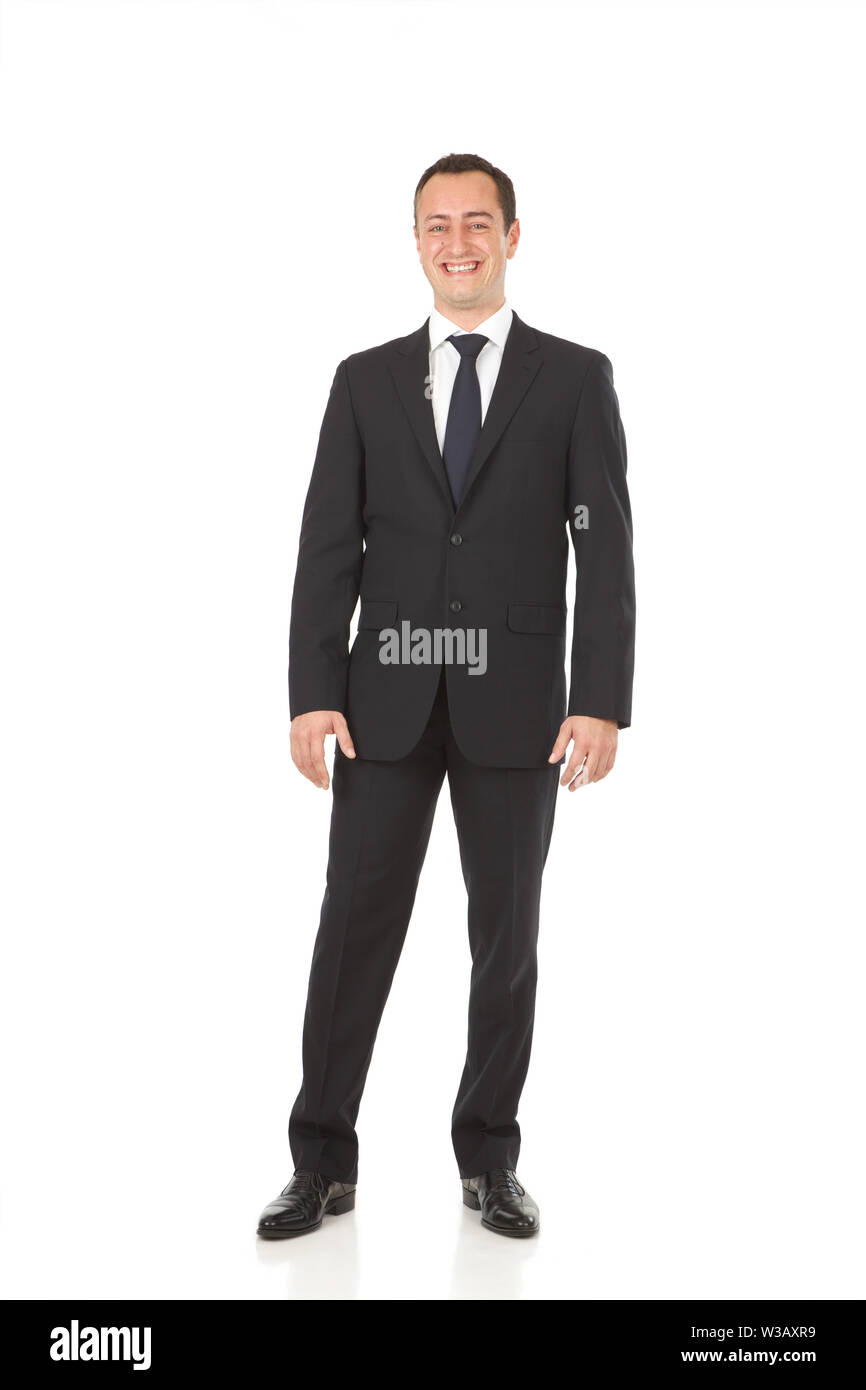 Portrait happy mid adult man Cut Out Stock Images & Pictures - Alamy