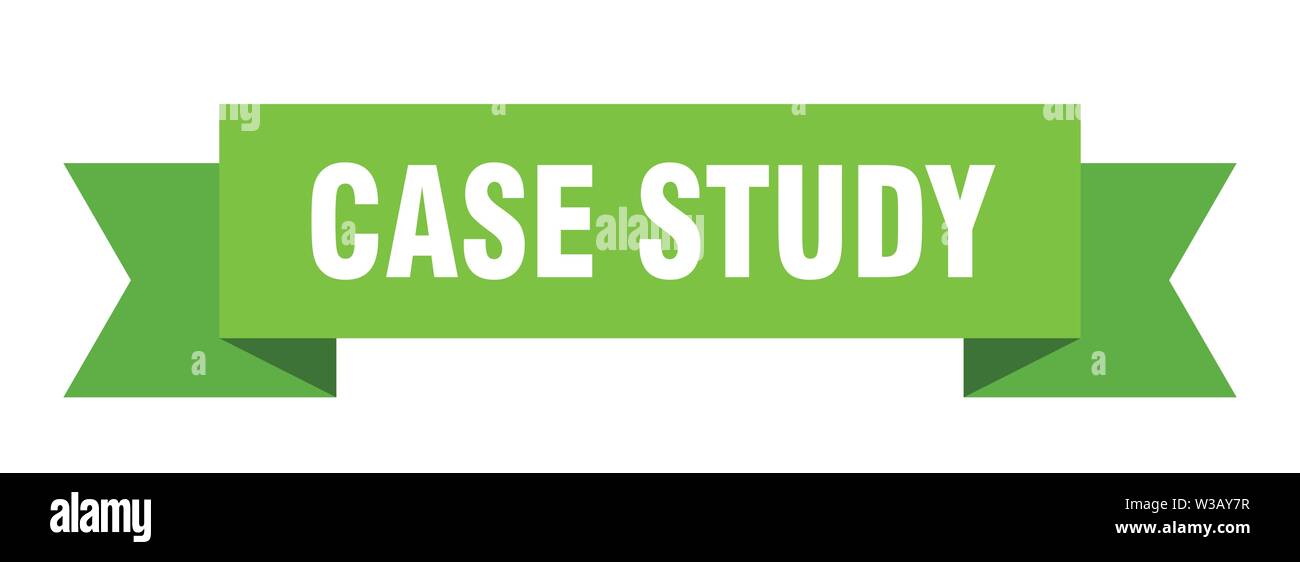 case study ribbon. case study isolated sign. case study banner Stock Vector
