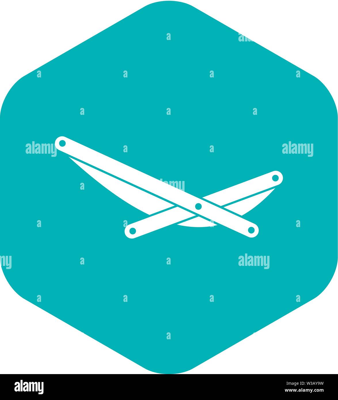 Beach chaise icon, simple style Stock Vector Image & Art - Alamy