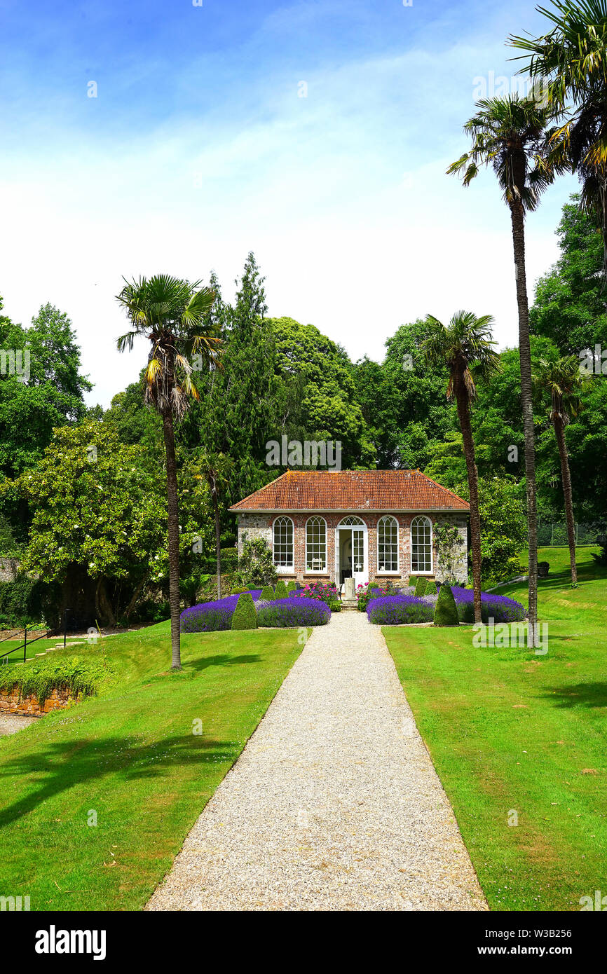 The gardens and orangery at Ugbrooke House Stock Photo Alamy
