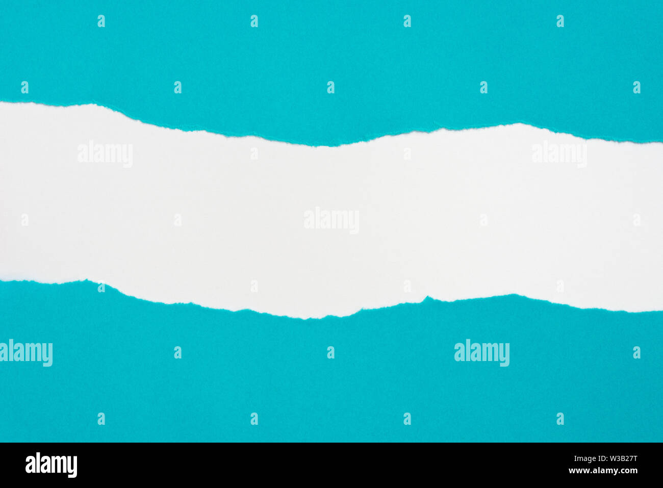 pieces of blue color paper on white background with copy space Stock ...