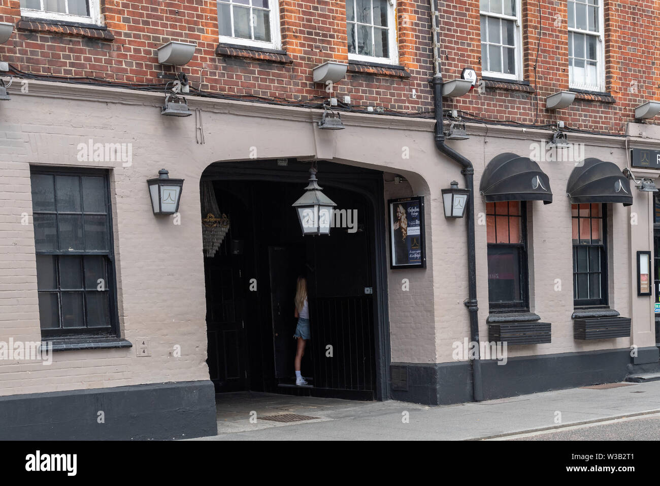 The Sugar Hut, High Street Brentwood Essex.  A well known nightclub and the original home of 'The Only Way is Essex' TOWIE. Stock Photo