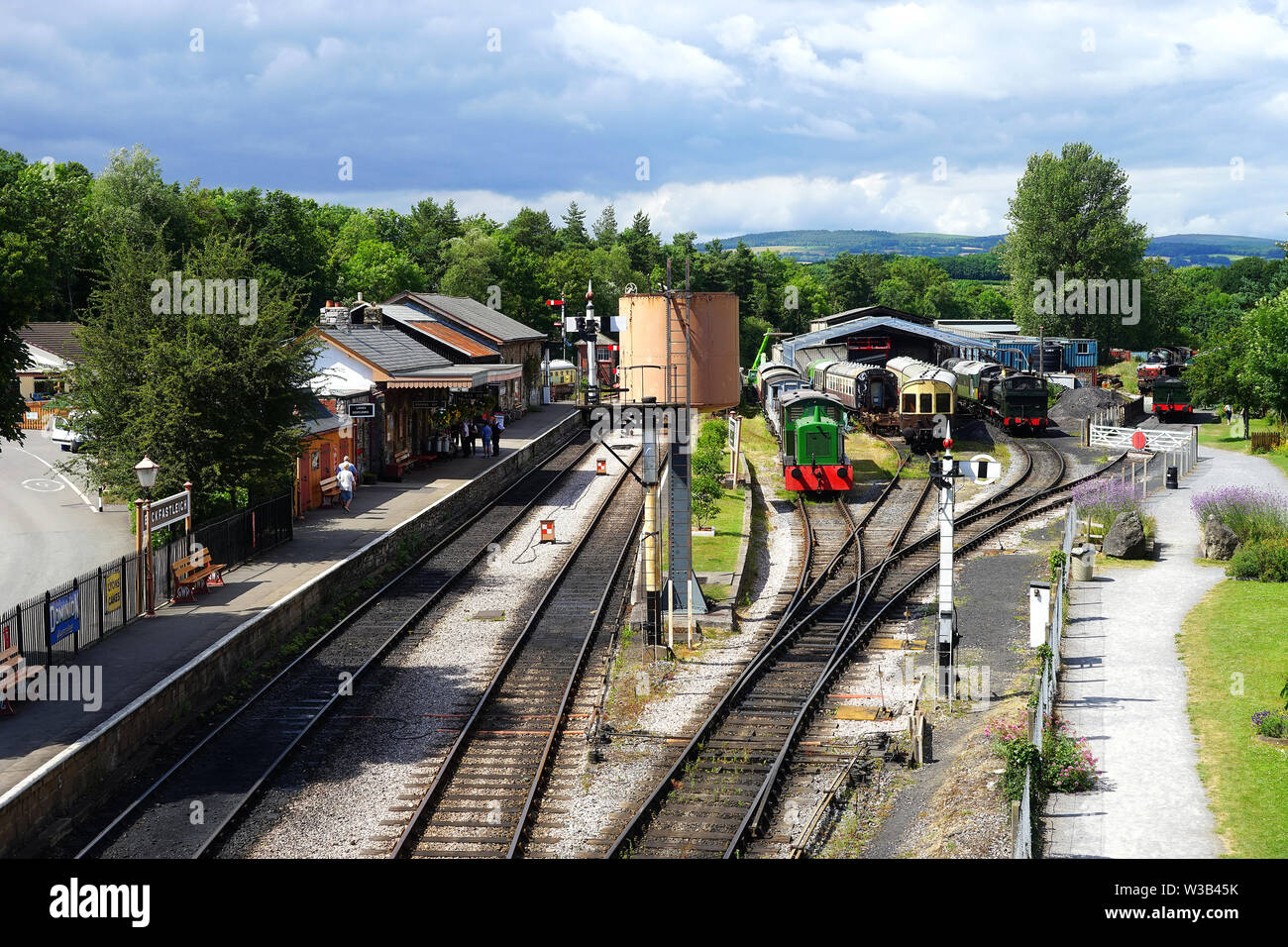Buckfastleigh Station On The South Devon Railway Stock Photo Alamy