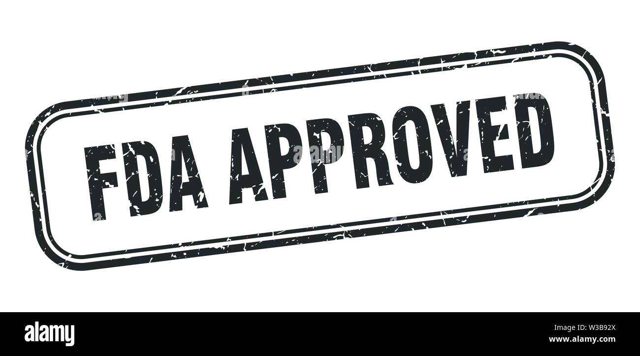 fda approved stamp. fda approved square grunge sign. fda approved Stock