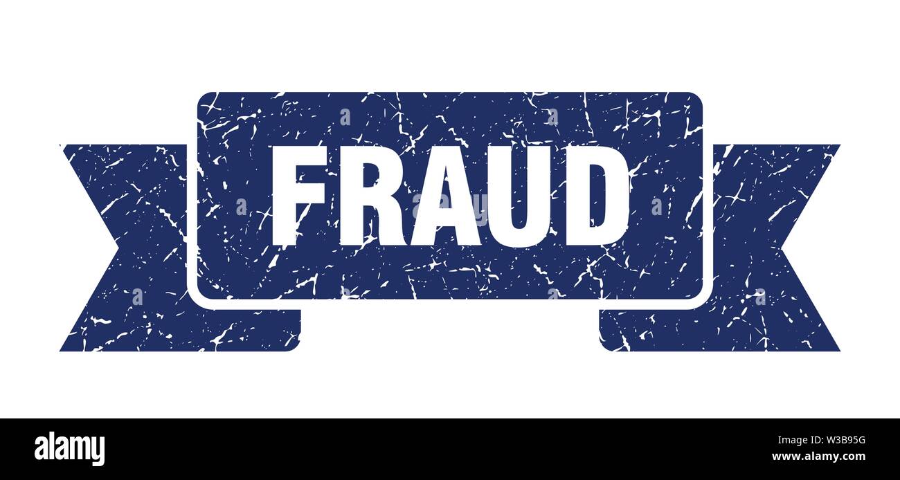 fraud grunge ribbon. fraud sign. fraud banner Stock Vector Image & Art ...