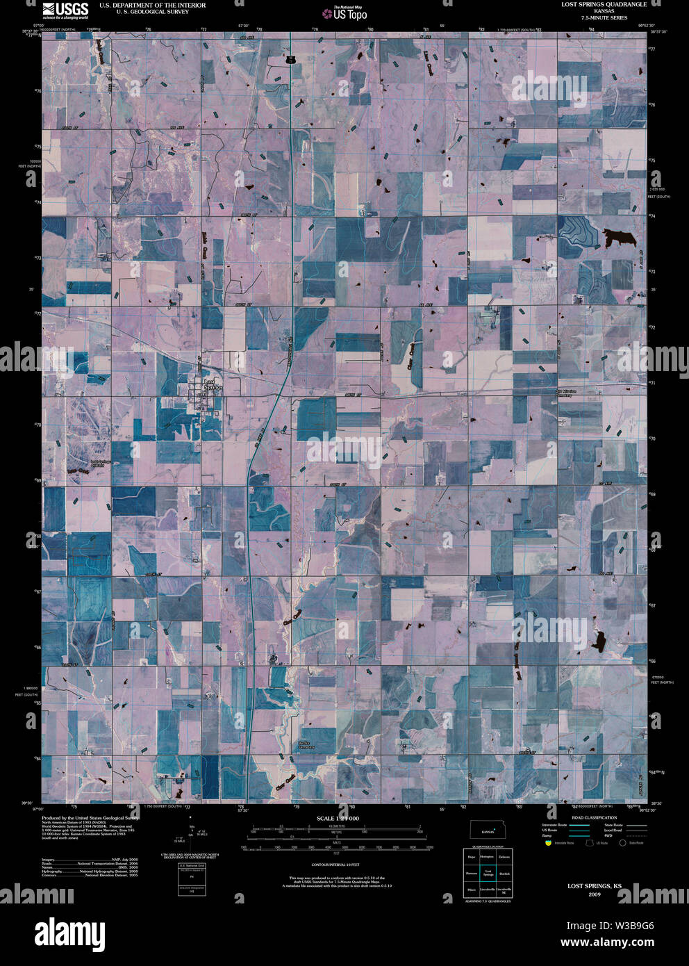 Lost springs map hires stock photography and images Alamy