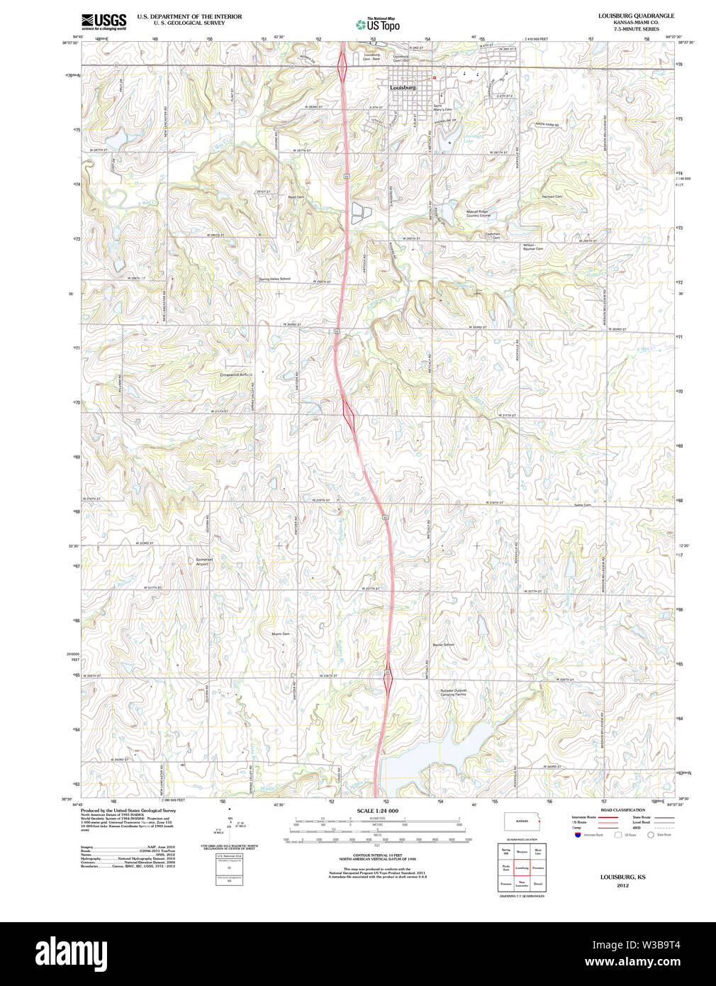 Map of louisburg Cut Out Stock Images & Pictures Alamy