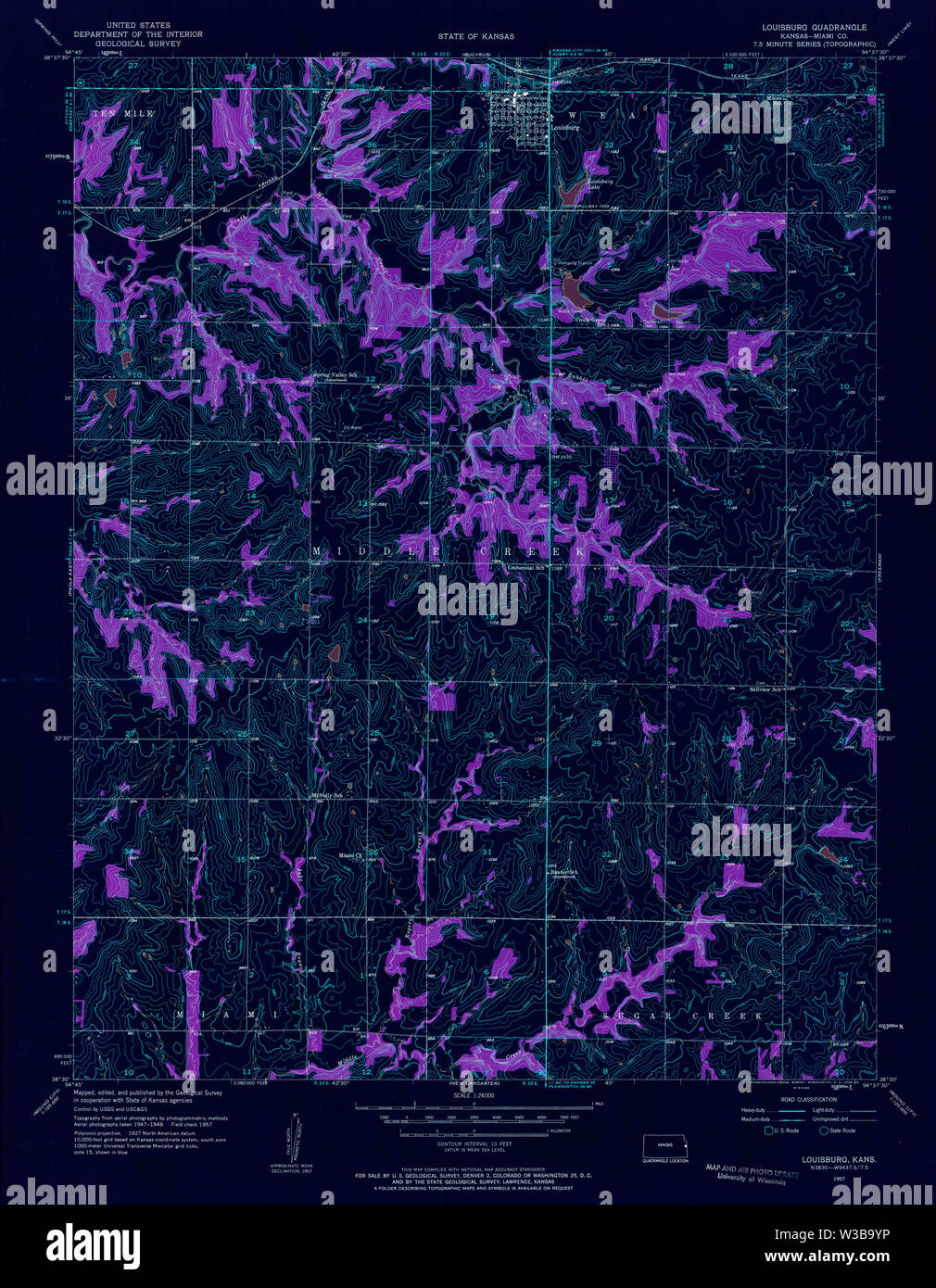Map of louisburg hires stock photography and images Alamy