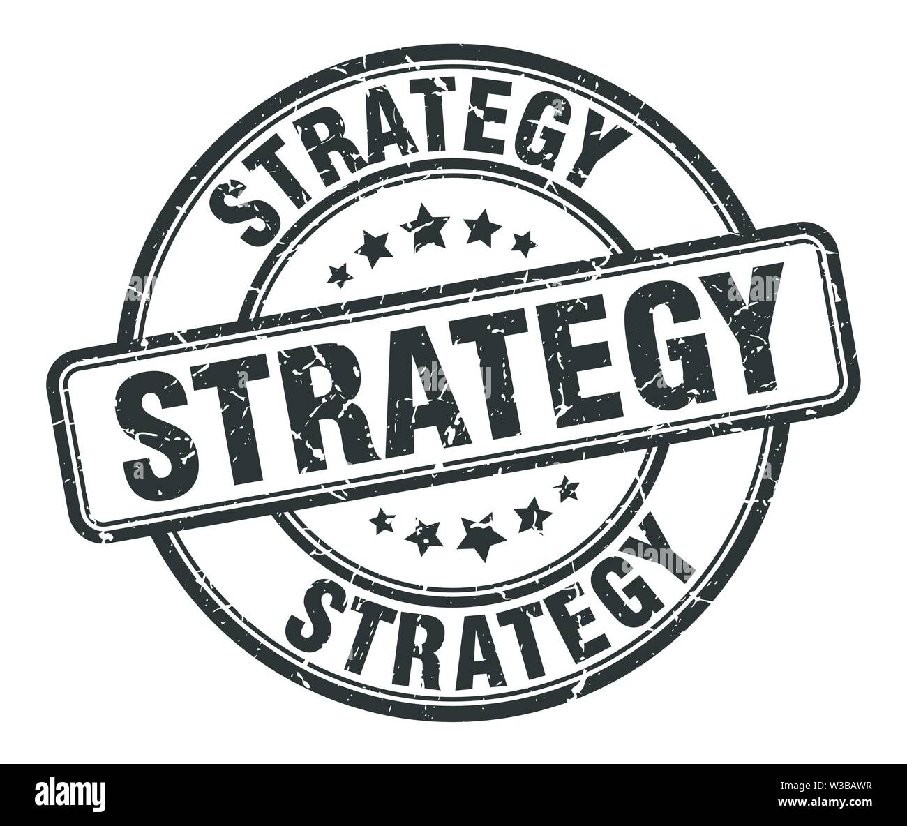strategy stamp. strategy round grunge sign. strategy Stock Vector Image ...