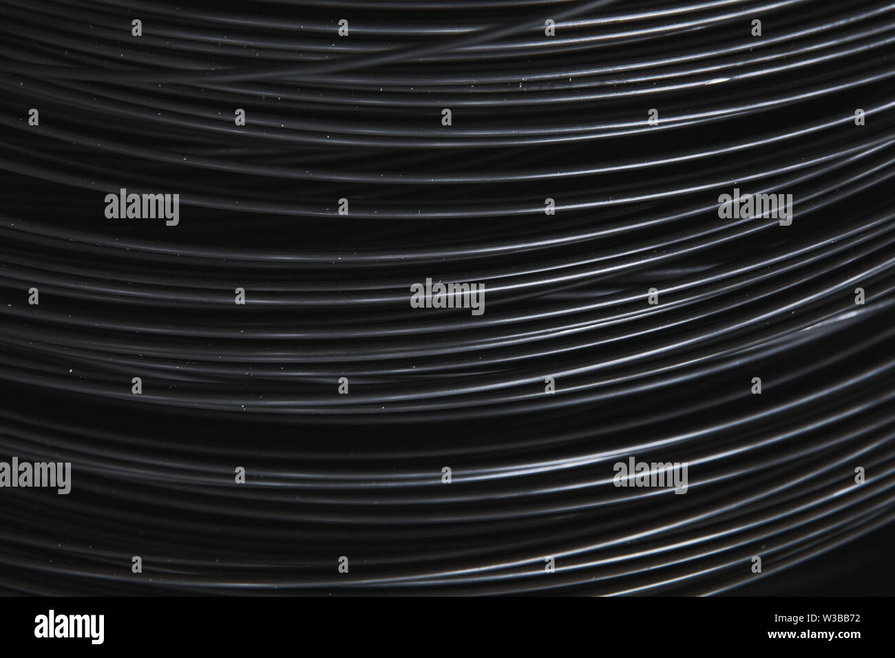 Pile of iron, metal wire rod or coil background for Construction ...