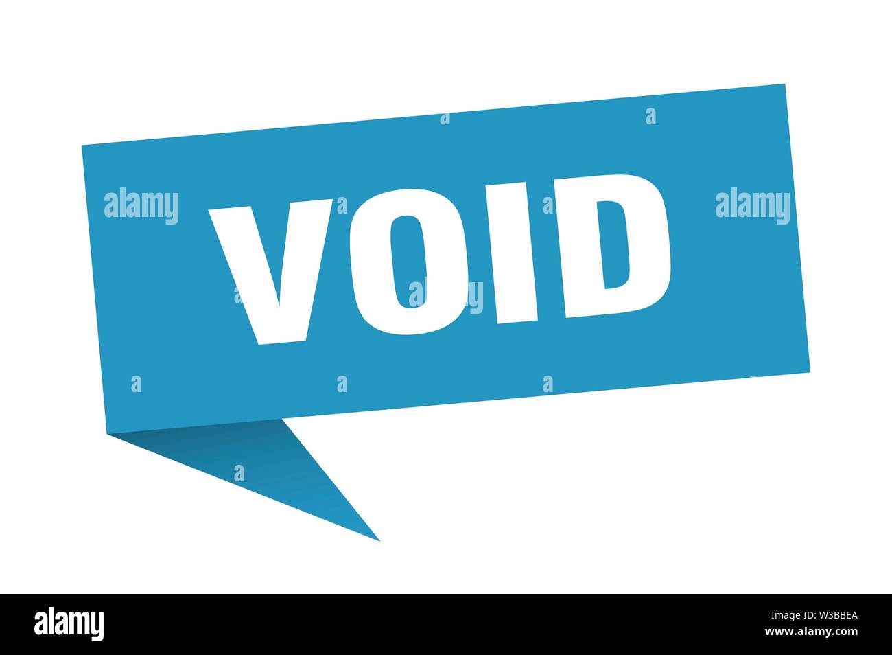 void speech bubble. void sign. void banner Stock Vector Image & Art Alamy