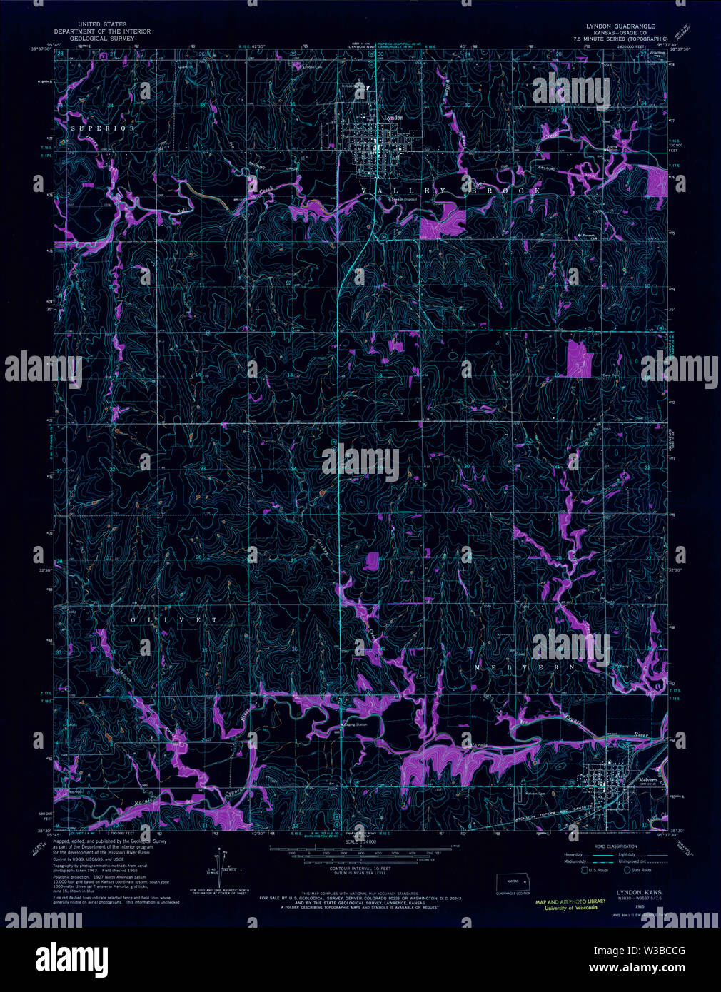 Lyndon map hires stock photography and images Alamy