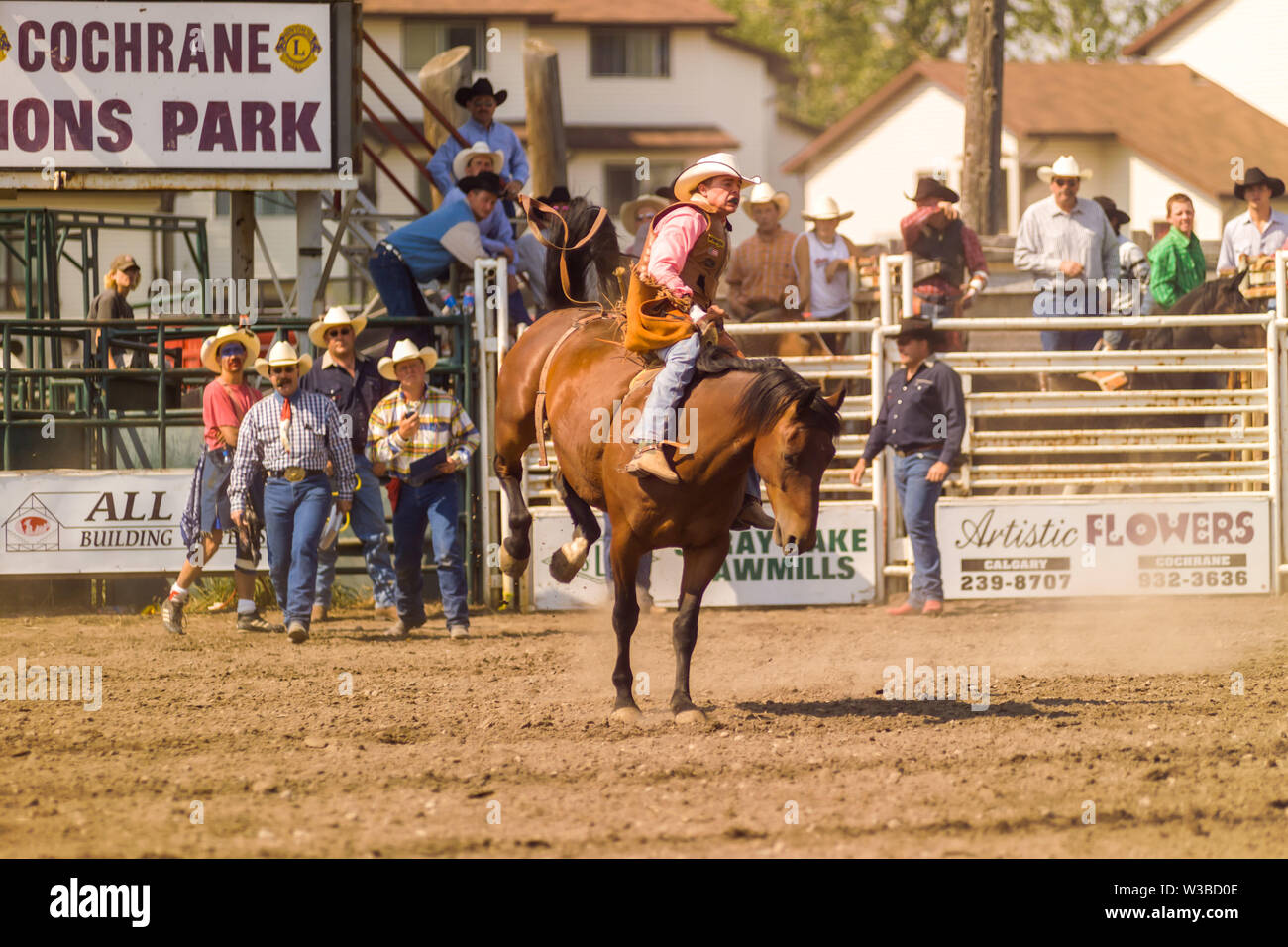 Rodeo event in Cochrane, Alberta, Canada Stock Photo - Alamy