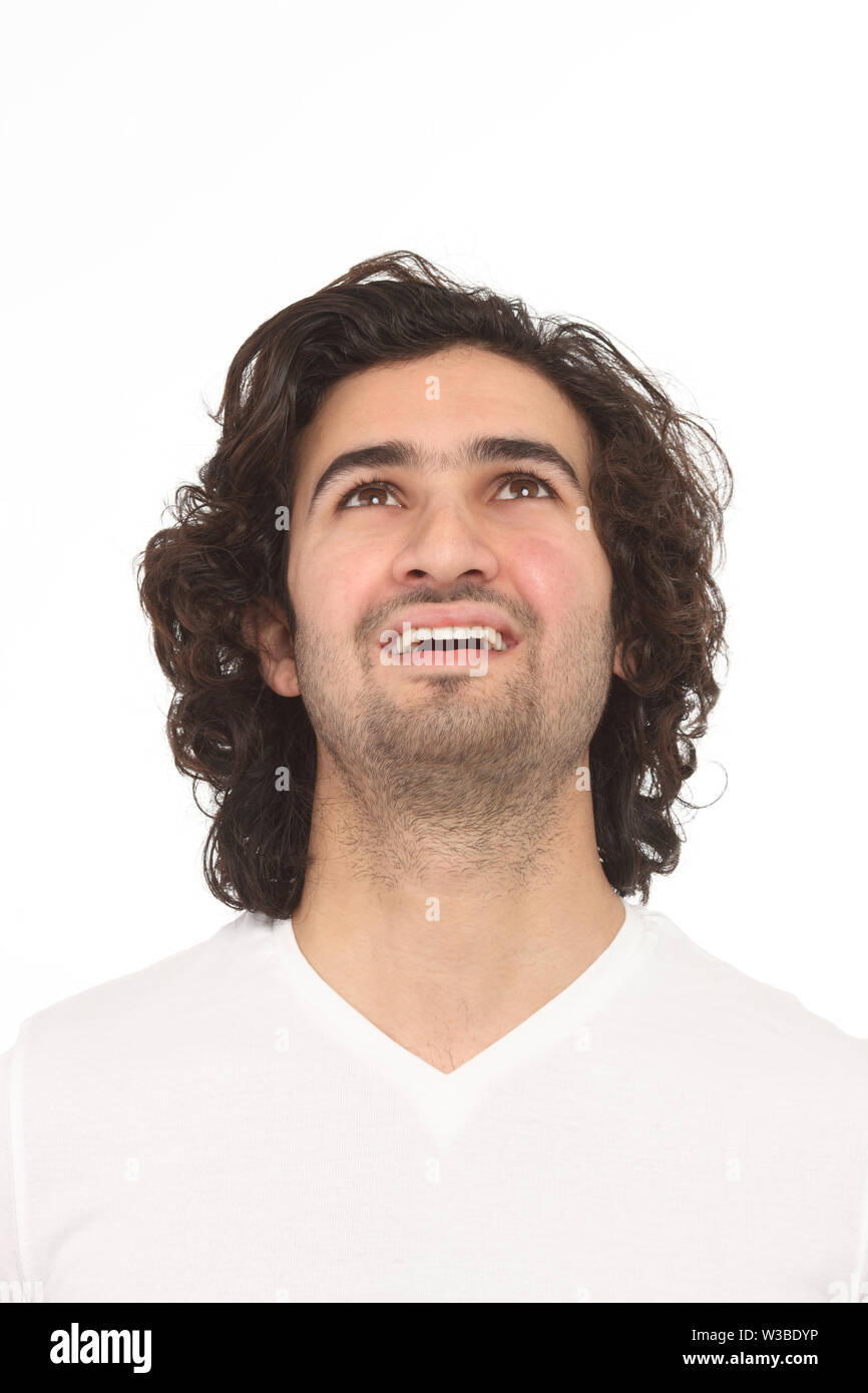 Close up of an Indian man laughing Stock Photo - Alamy