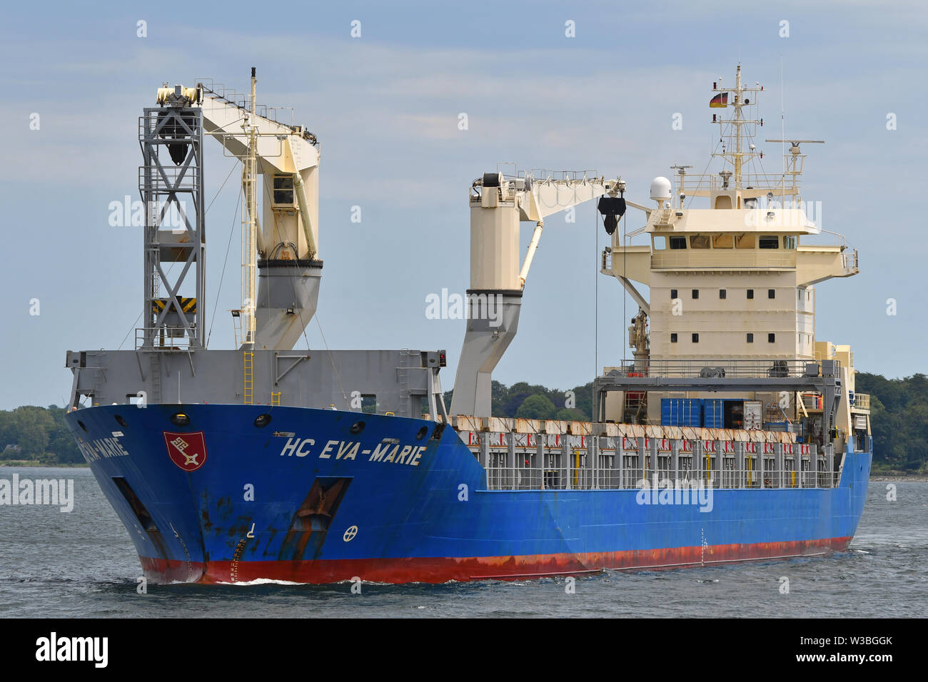 General Cargo Ship HC Eva-Marie Stock Photo