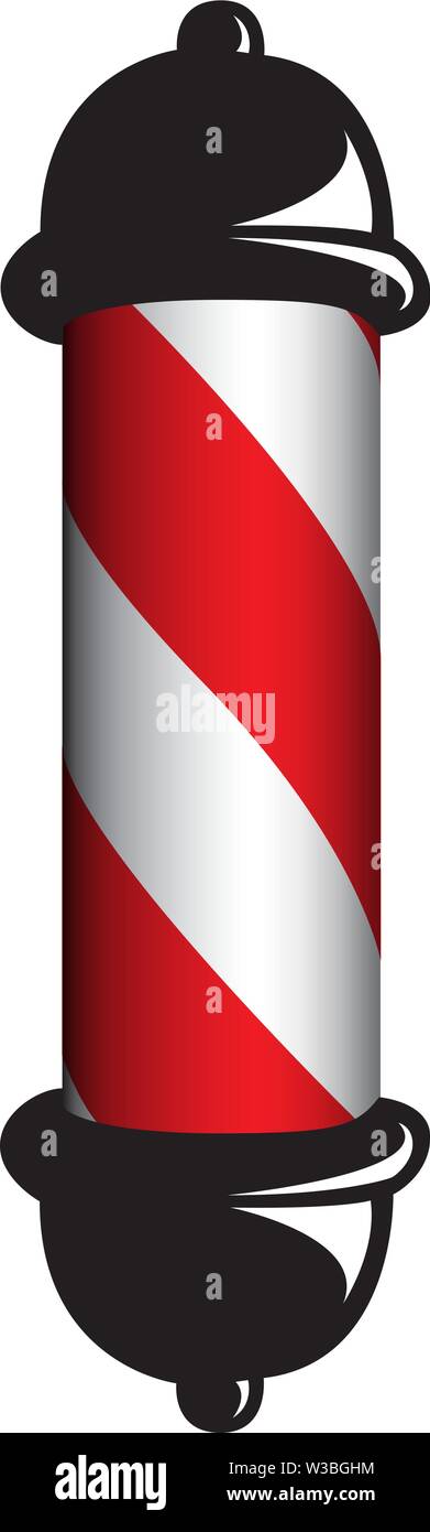 Barber pole Stock Vector