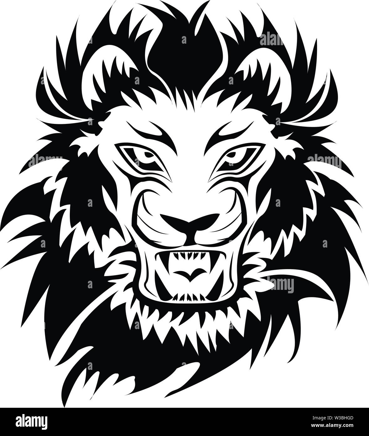 A lion logo that can be used for a company,business,website,blog,business card and anything relevant. Stock Vector