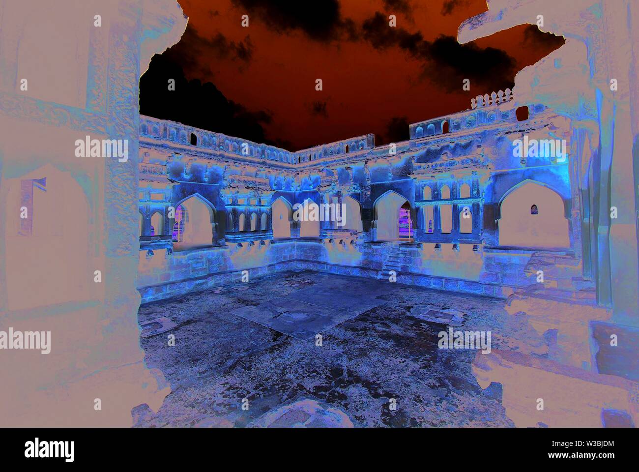 Queen Bath Hampi Stock Photo - Alamy