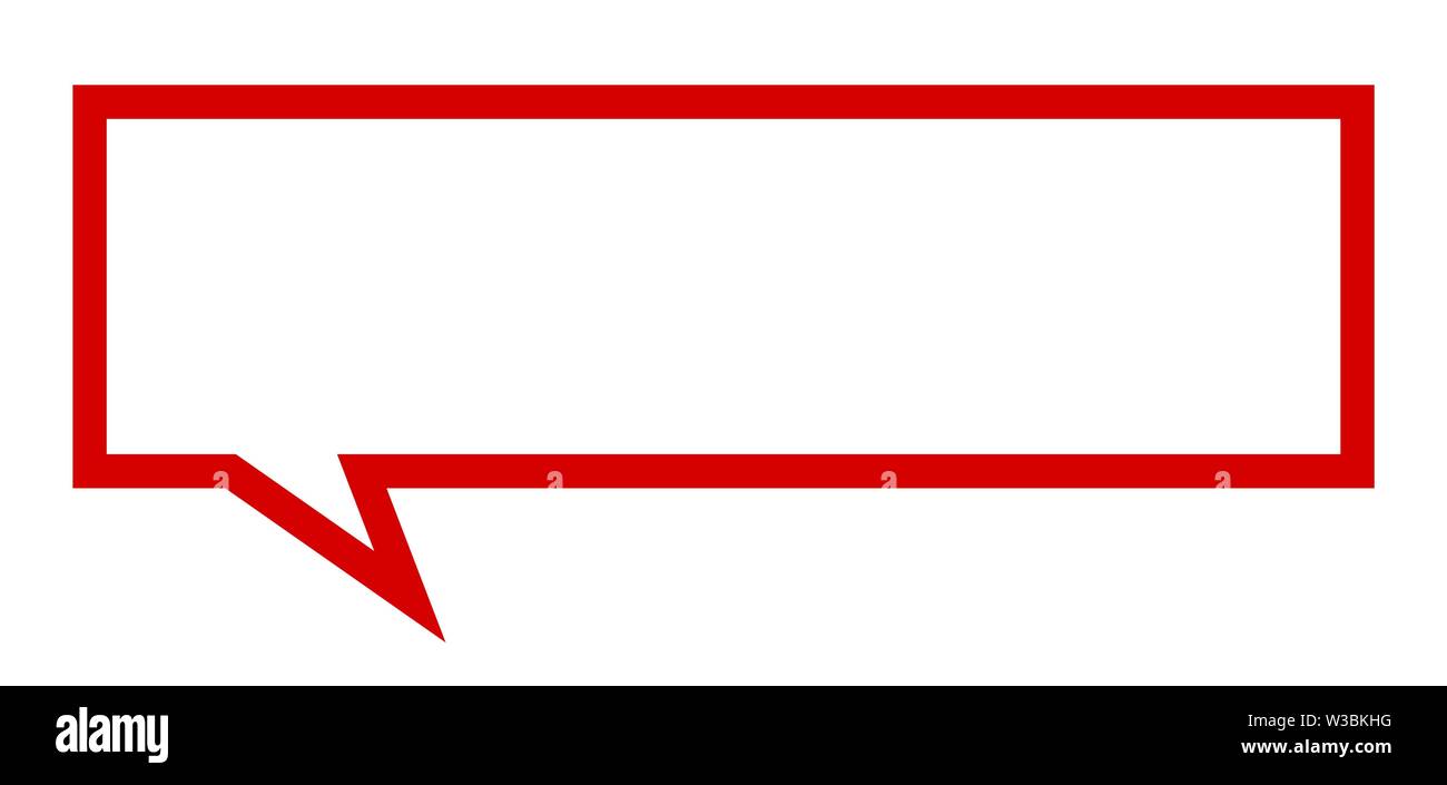 blank sign. blank square speech bubble. blank Stock Vector