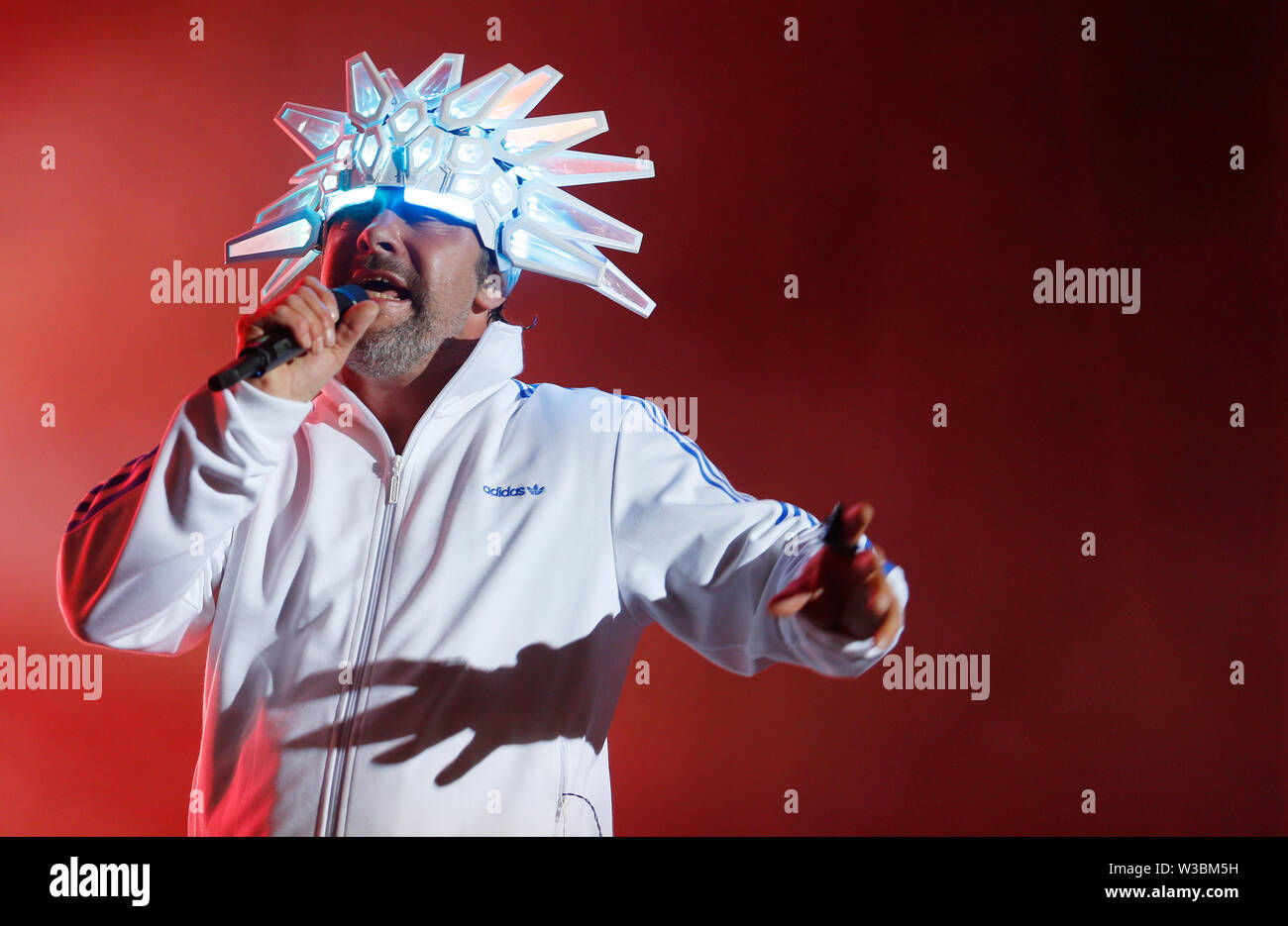 British band Jamiroquai performs live during the Mallorca live festival in  Magaluf, Calvia in the Spanish island of Mallorca Stock Photo - Alamy