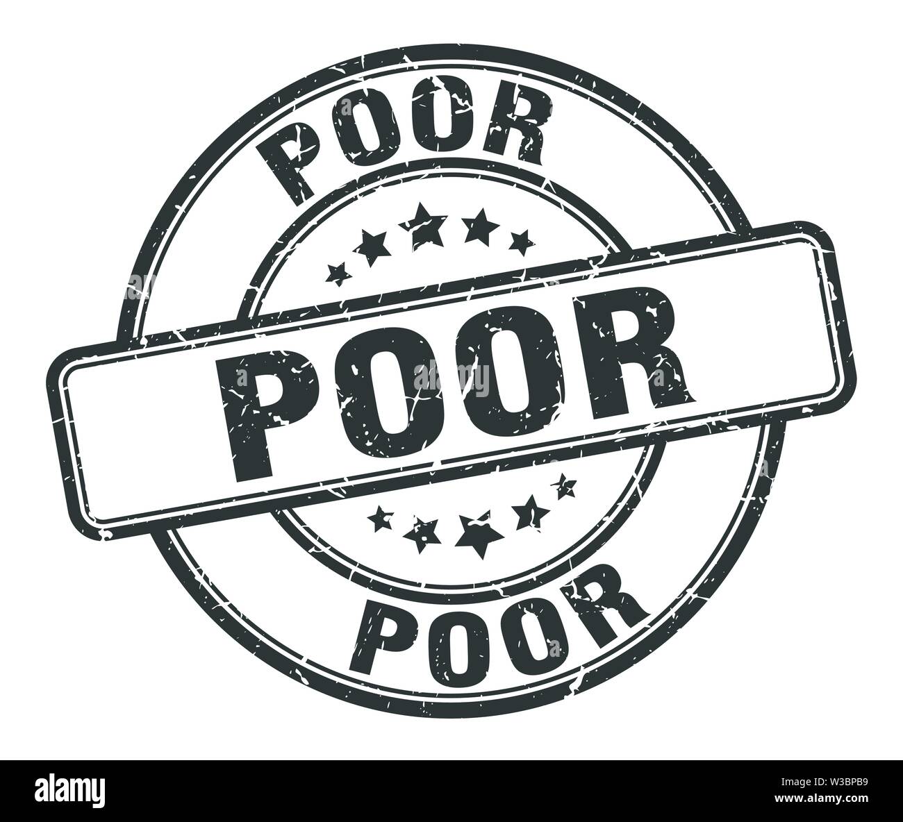 Sign Poor Text poor stamp. poor round grunge sign. poor Stock Vector Image & Art - Alamy