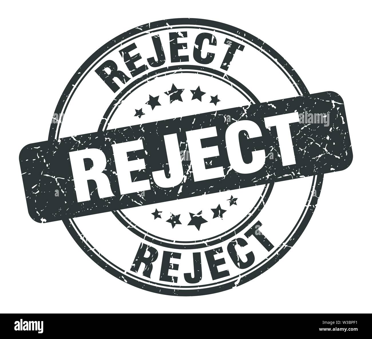 reject stamp. reject round grunge sign. reject Stock Vector Image & Art ...