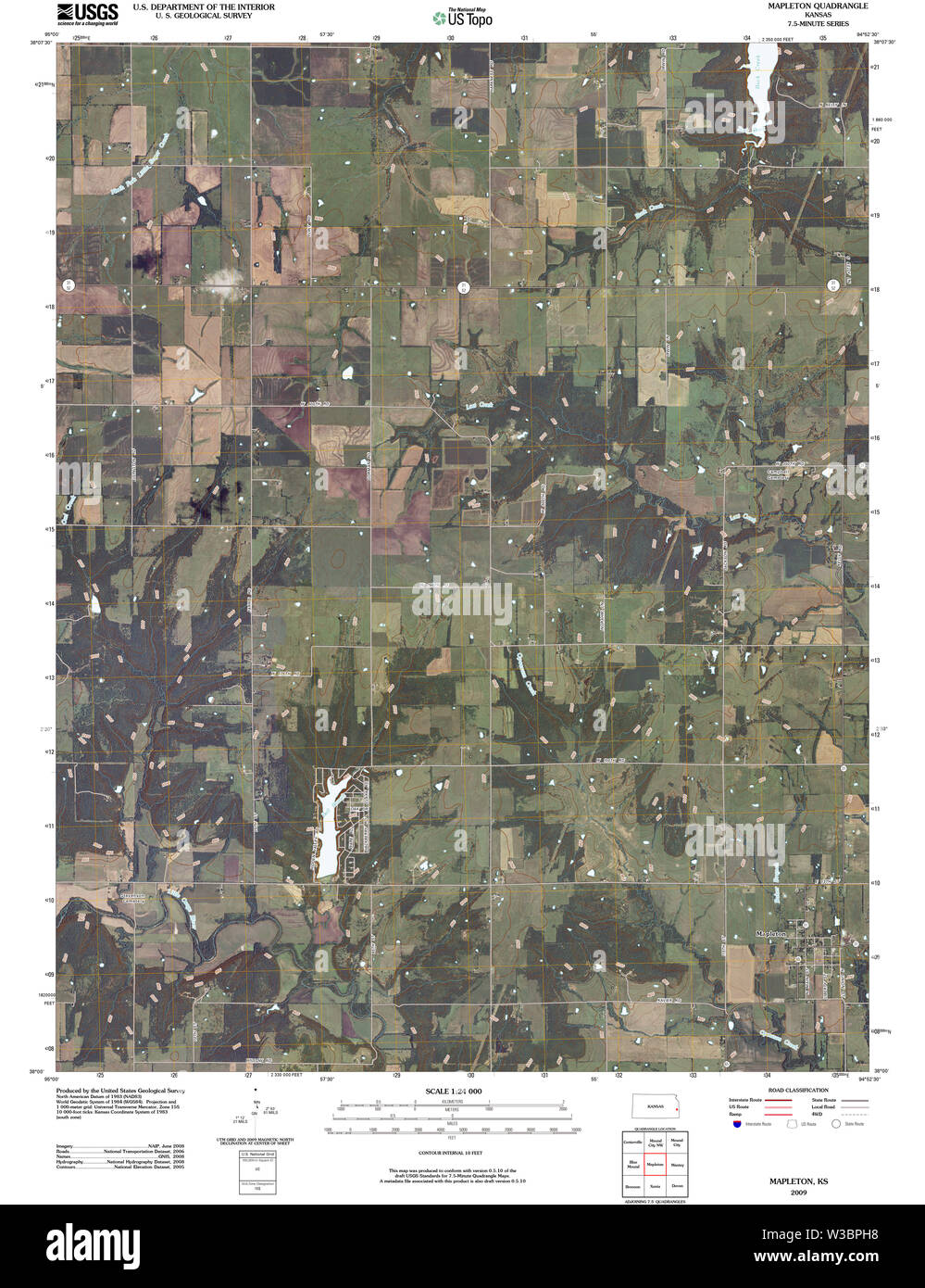 Map of mapleton hires stock photography and images Alamy