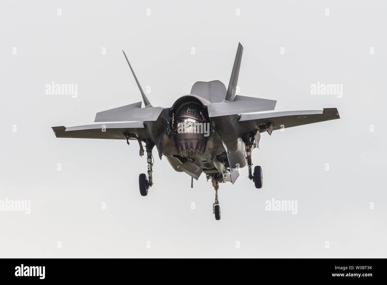 ZM137 is the third Lockheed Martin F35B Lightning II for the RAF, first flown on Monday April 2 at Fort Worth, Texas. Stock Photo