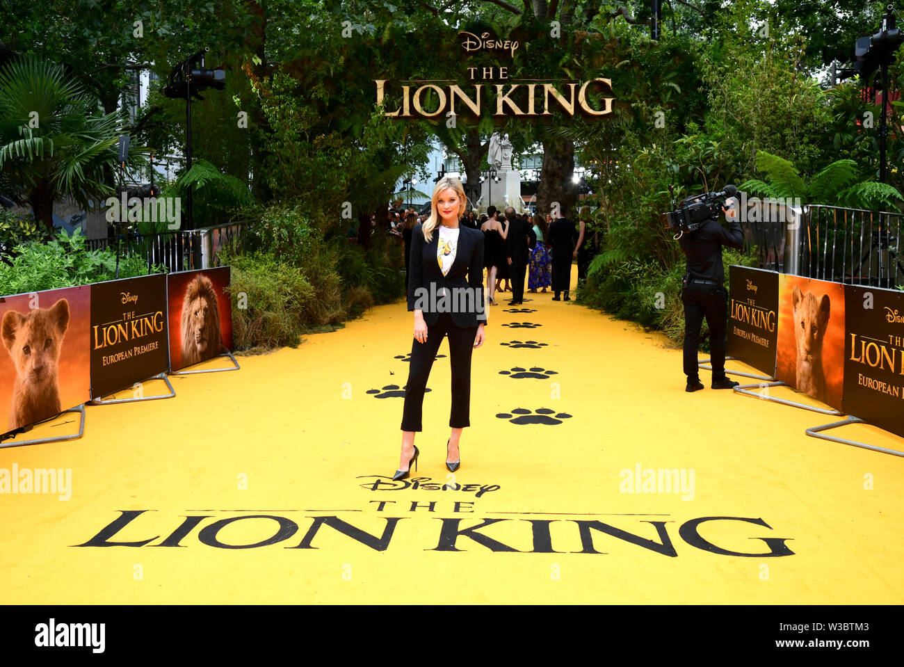 Laura Whitmore attending Disney's The Lion King European Premiere held