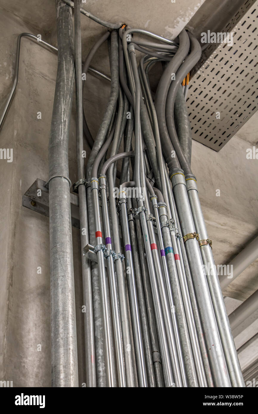 Metal electrical conduit hires stock photography and images Alamy