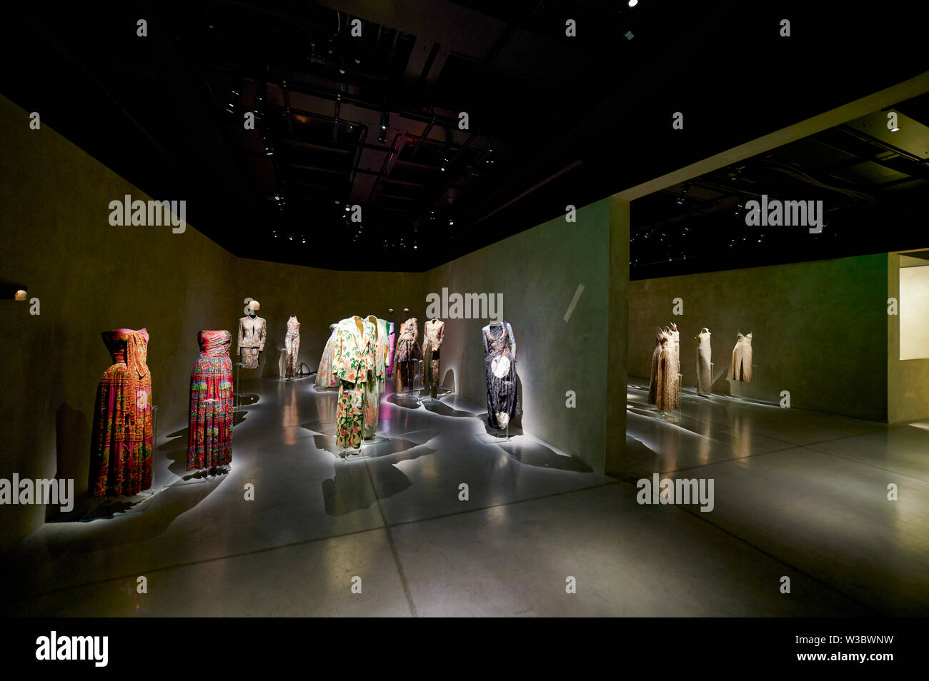 Armani Silos is a fashion art museum in Milan Italy dedicated to the Armani style. The exhibition space was opened in 2015 and is a living, open-to-th Stock Photo