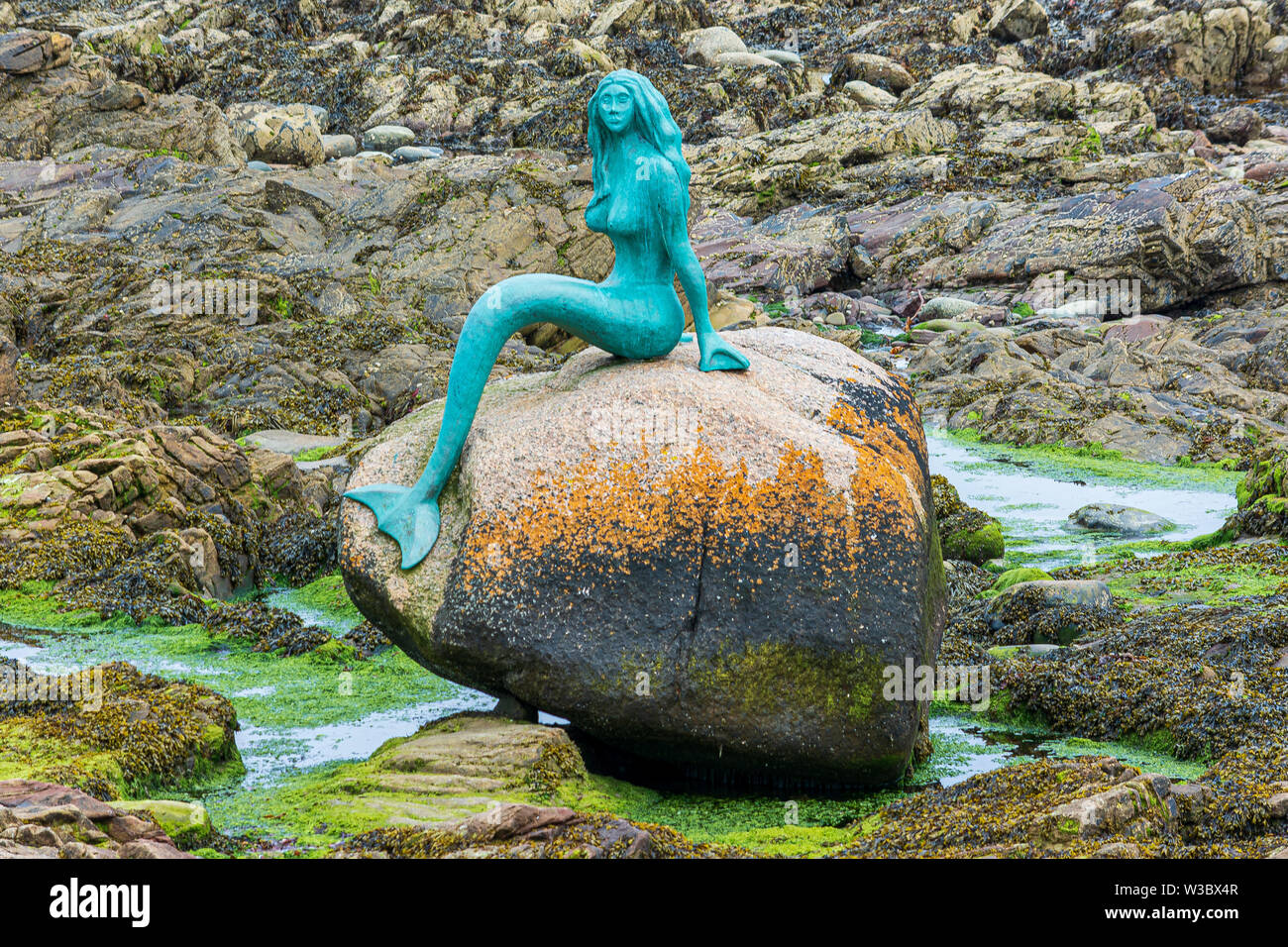 Balintore Mermaid, Scotland, United Kingdom Stock Photo