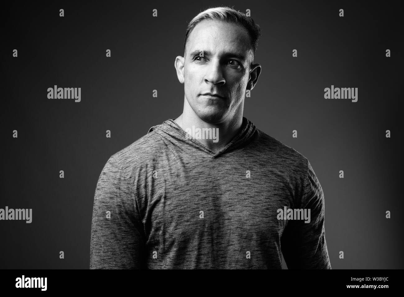 Long muscular body Black and White Stock Photos & Images - Alamy