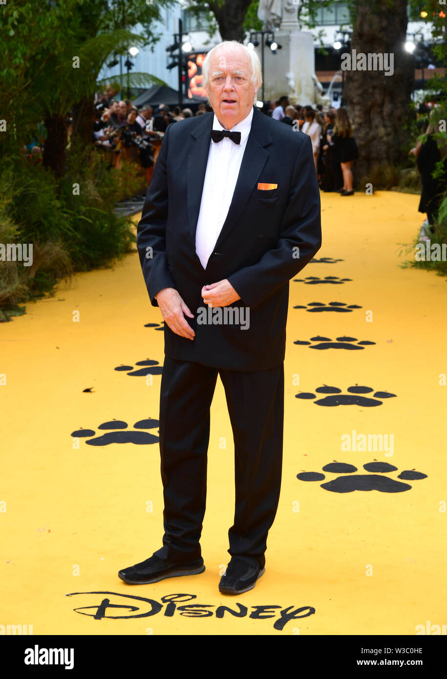Sir Tim Rice attending Disney's The Lion King European Premiere held in ...