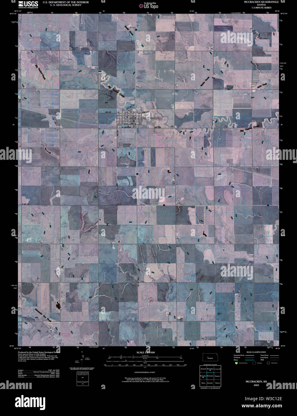 Map of mccracken hires stock photography and images Alamy