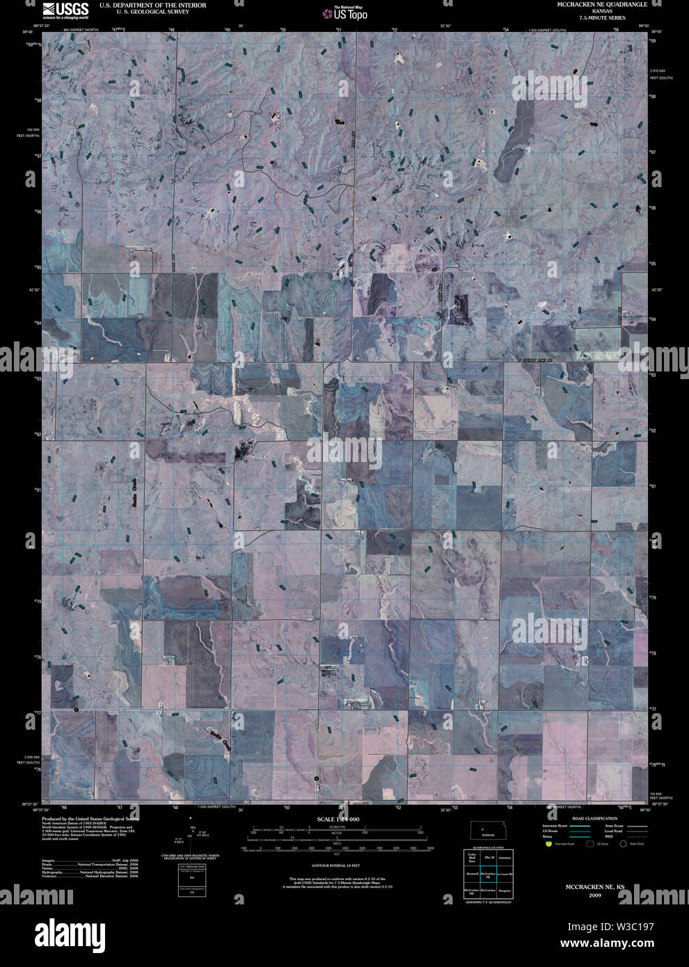 Map of mccracken hires stock photography and images Alamy