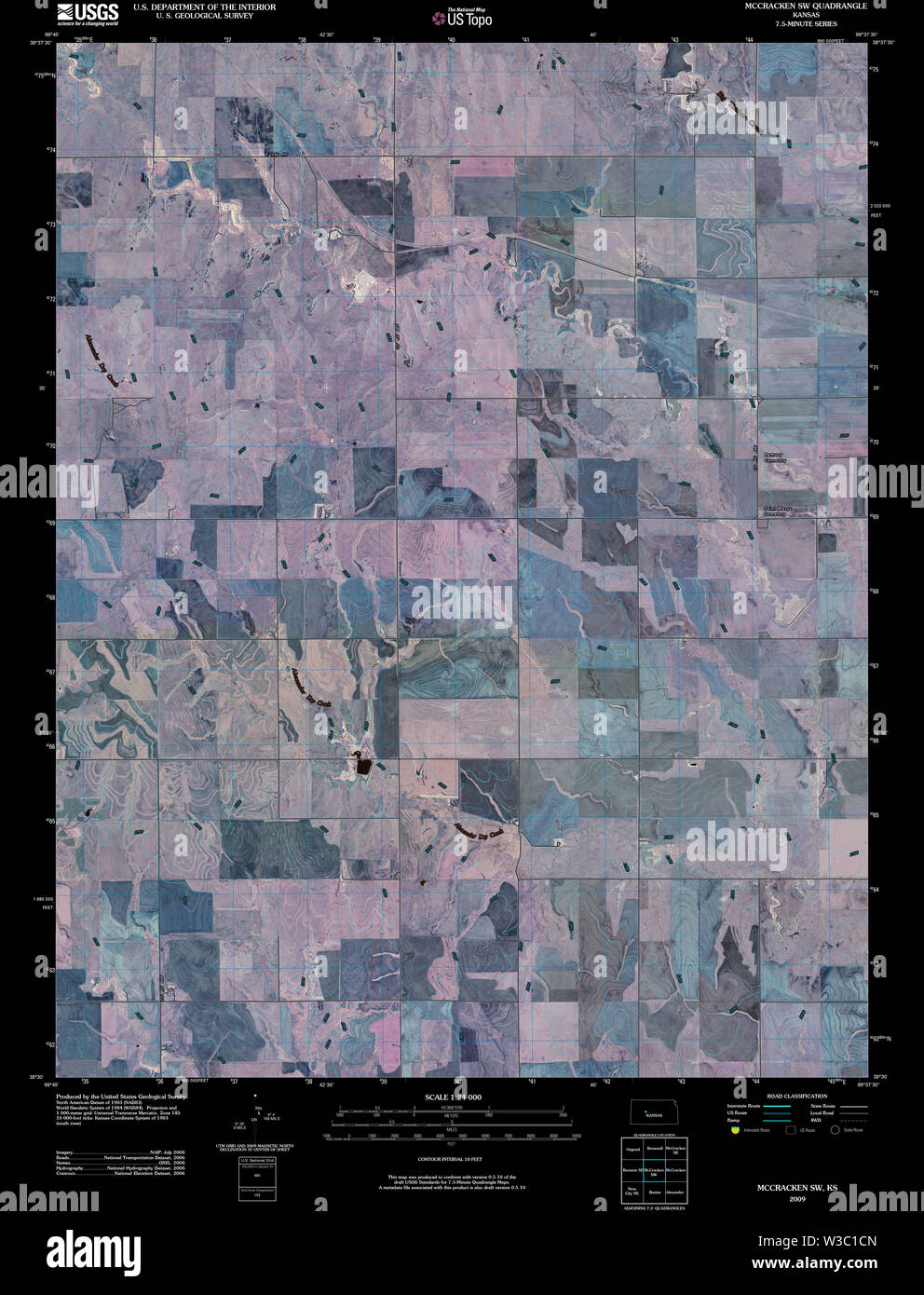 Map of mccracken hires stock photography and images Alamy