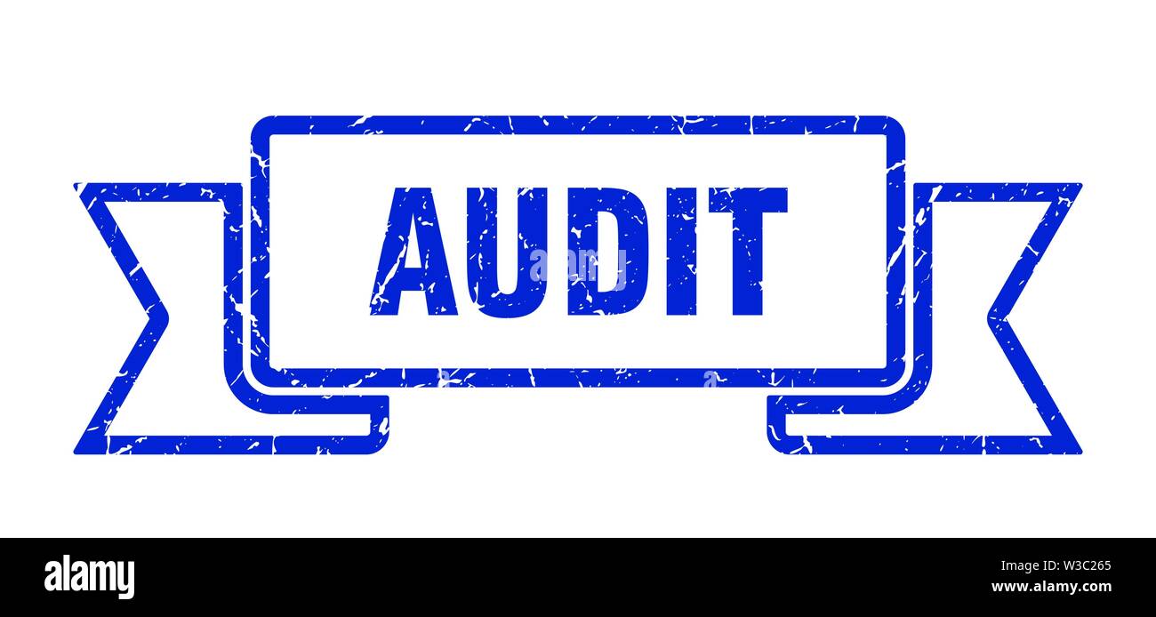 audit grunge ribbon. audit sign. audit banner Stock Vector Image & Art