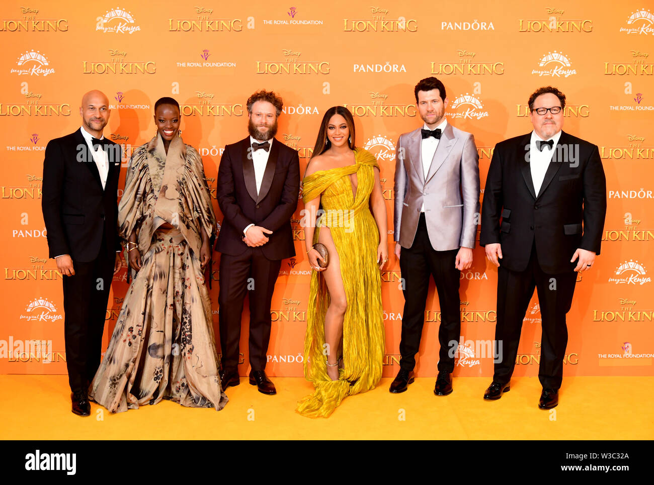 left to right Keegan Michael Key Florence Kasumba Seth Rogen