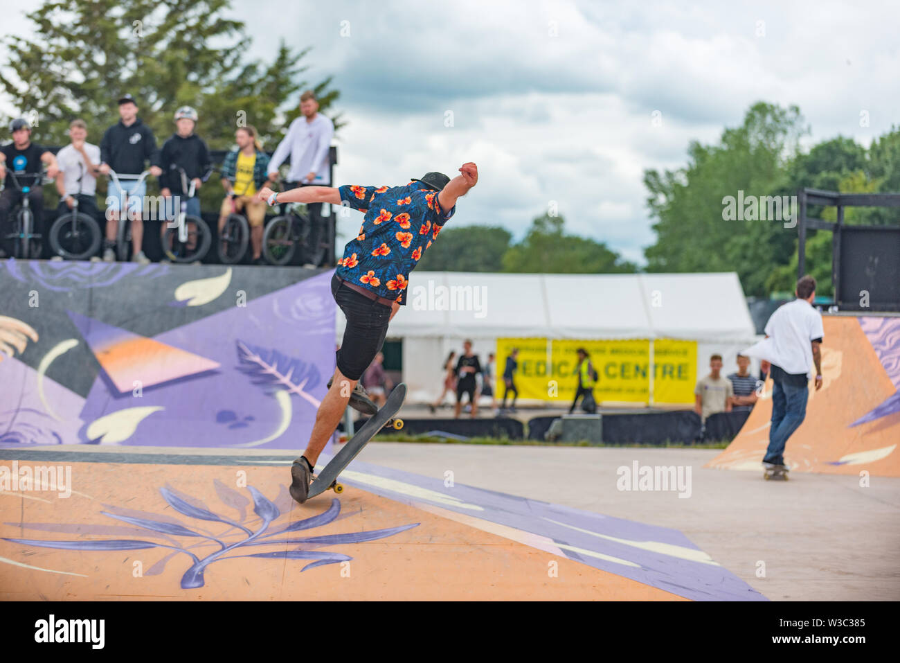 Skateboarding at the 2019 NASS Festival Stock Photo - Alamy