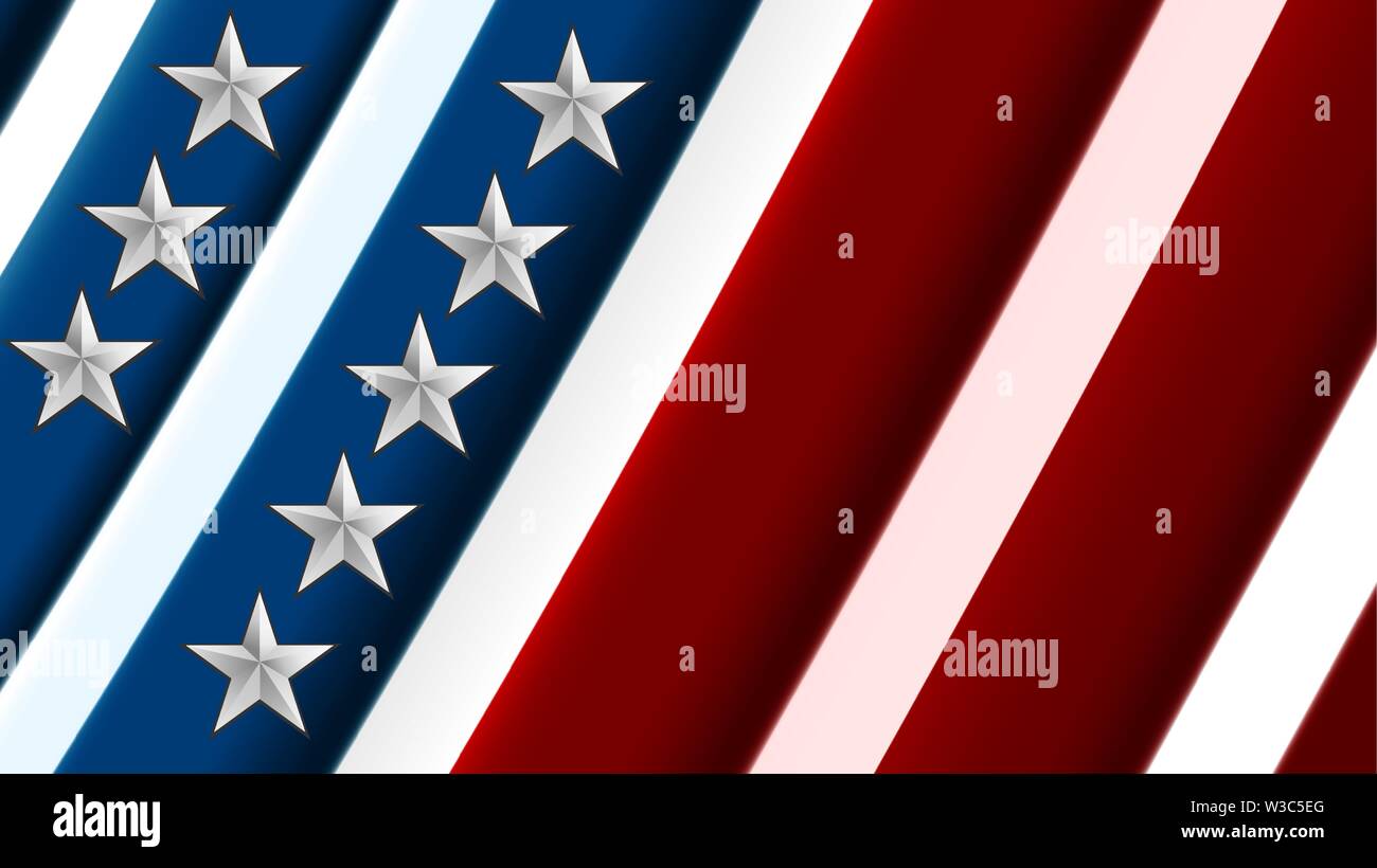 Flag of United States. Vector illustration Stock Vector Image & Art - Alamy