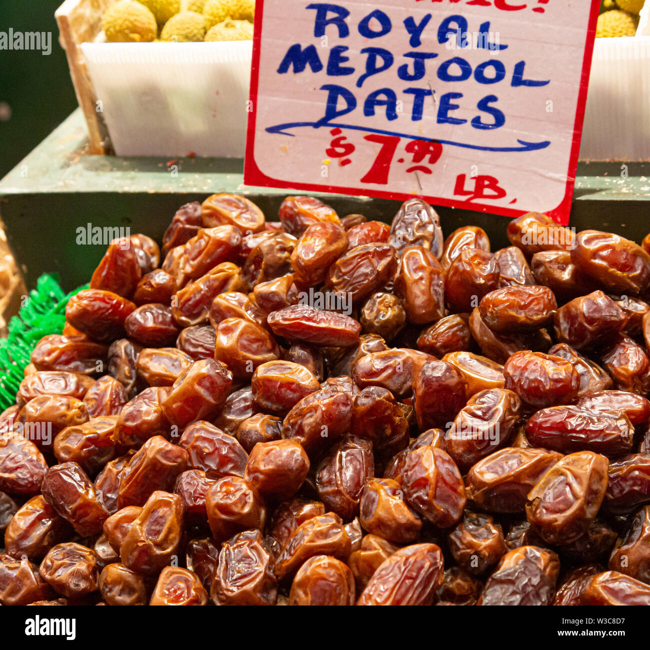 Dates in Market Stock Photo Alamy