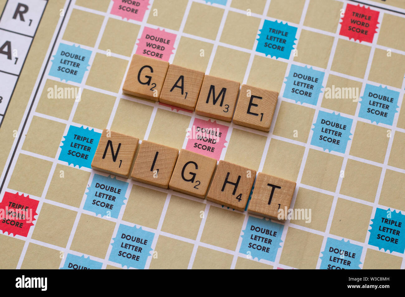 Scrabble Board High Resolution Stock Photography And Images Alamy