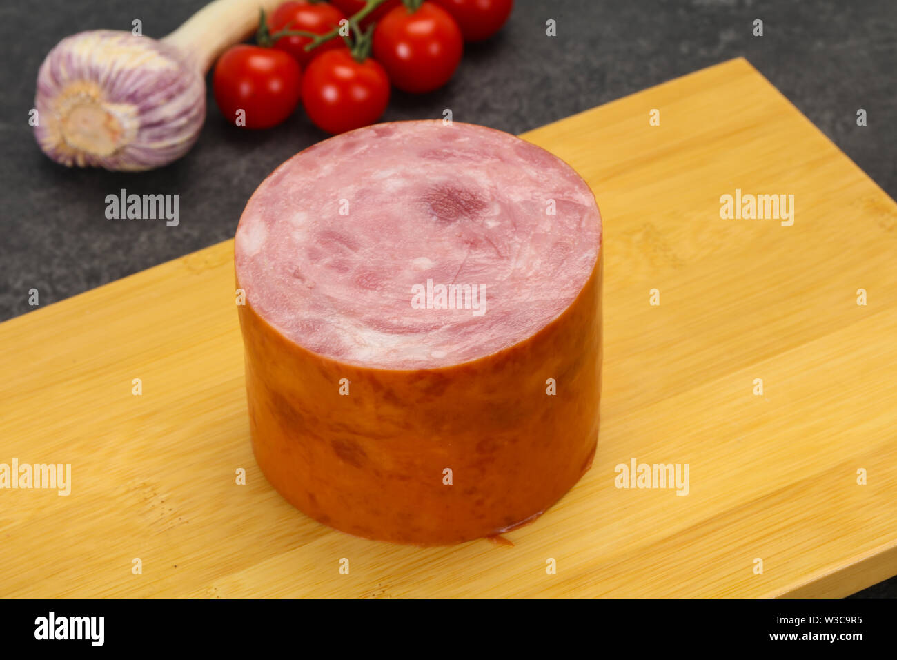 Natural ham made from pork meat Stock Photo Alamy
